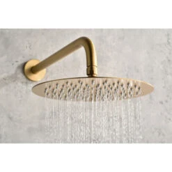 Conjunto De Ducha Termostático Empotrado Monza Oro Cepìllado [ IMEX® ] -Mundo Ducha 88500700 3