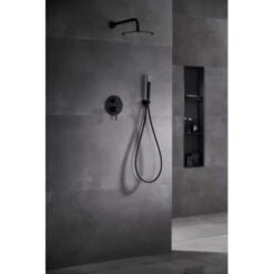 Conjunto De Ducha Empotrado Monza Negro Mate [ IMEX® ] -Mundo Ducha 88500706 4