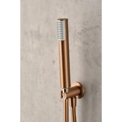 Conjunto De Ducha Termostático Empotrado Monza Oro Cepillado [ IMEX® ] -Mundo Ducha 88500707 4