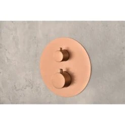 Conjunto De Ducha Termostático Empotrado Monza Oro Cepillado [ IMEX® ] -Mundo Ducha 88500707 5