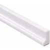LITZEEBarrera De Inundación Sello De Barra De Umbral Tira De Puerta Interior Plegable Mampara De Baño De Ducha Para Separación Húmeda Y Seca Adecuado Para Cocina Y Baño (100 Cm, Blanco)