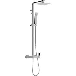 Columna Ducha Con Grifo Rociador Acero 25 - KÄLLA