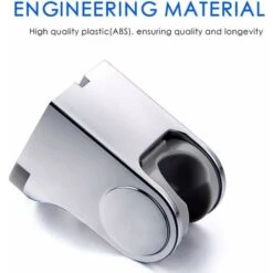 Soporte Para Cabezal De Ducha - Soporte Universal Para Cabezal De Ducha Soporte Para Ducha De Mano Ajustable Ángulo De Inclinación Ajustable Cromado De 25 Mm, Material ABS, Cromo - MODOU -Mundo Ducha 90005177 3