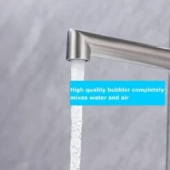 ONECE Grifo De Lavabo, Grifo Baño Monomando, Grifos Mezclador Para Lavabo Anti-ruido, Grifo Lavabo De Acero Inoxidable 304, Aireador Extraíble, Agua Fría Y Caliente, Válvula De Cerámica, Cepillado -Mundo Ducha 90996696 3