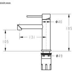 ONECE Grifo De Lavabo, Grifo Baño Monomando, Grifos Mezclador Para Lavabo Anti-ruido, Grifo Lavabo De Acero Inoxidable 304, Aireador Extraíble, Agua Fría Y Caliente, Válvula De Cerámica, Cepillado -Mundo Ducha 90996696 4