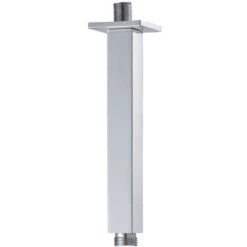Brazo De Ducha Cuadrado Techo Altura 17cm. Soporte Para Duchón Rociador Fijo. De Formas Rectangulares Y Cuadradas Para Anclados A Techo