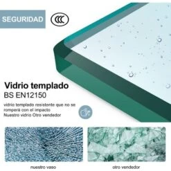 SONNI Cabina De Ducha 120x80cm Esquina Entrada Doble Puerta Corredera Cristal Real 9 SONNI Cabina De Ducha 120x80cm Esquina Entrada Doble Puerta Corredera Cristal Real -Mundo Ducha 95216917 3