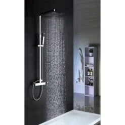 Columna De Ducha De Acero Inoxidable Monomando Serie Nantes - IMEX