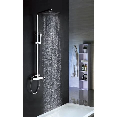 Columna De Ducha De Acero Inoxidable Monomando Serie Nantes - IMEX 3 Columna De Ducha De Acero Inoxidable Monomando Serie Nantes - IMEX