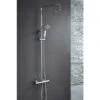 Columna De Ducha De Acero Inoxidable Termostatica Serie Londres - IMEX -Mundo Ducha 9581233 1