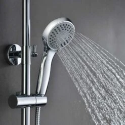 Columna De Ducha De Acero Inoxidable Termostatica Serie Londres - IMEX -Mundo Ducha 9581233 4