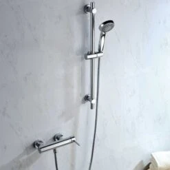 Columna De Ducha De Acero Inoxidable Monomando Serie Madrid - IMEX -Mundo Ducha 9581258 3